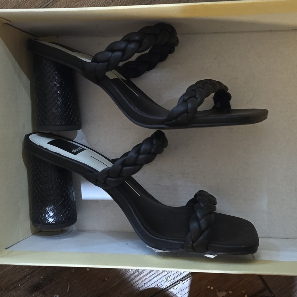 Dulce vita open edit black shoes